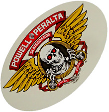 POWELL PERALTA - Winged Ripper - Skateboard Sticker - BONES BRIGADE  16.5cm wide