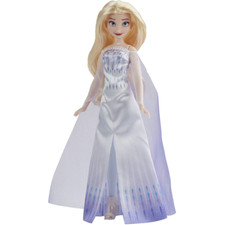 Frozen Disney Qeen Elsa Fashion Doll With Long Blonde Hair Blue Outfit Hasbro