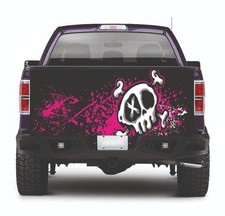 Tailgate truck wrap printed