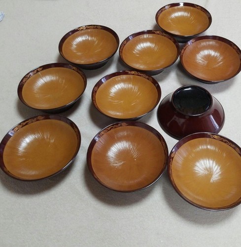 Mortar design lacquered bowl