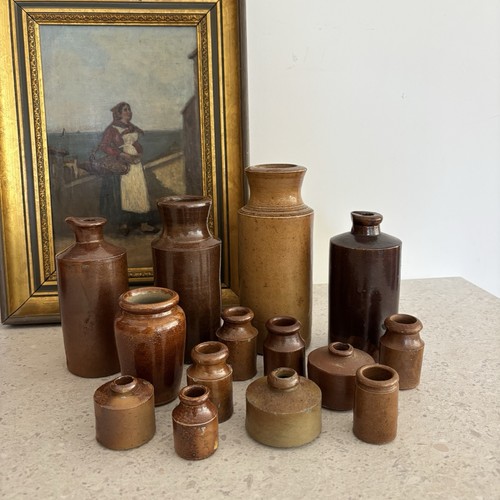 Lot antique victorian - lot, brown