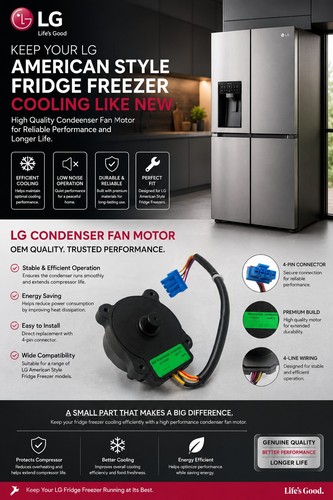 American style fridge - lg,