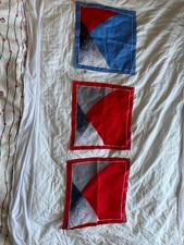 3 Jacqmar Small Blue and Red