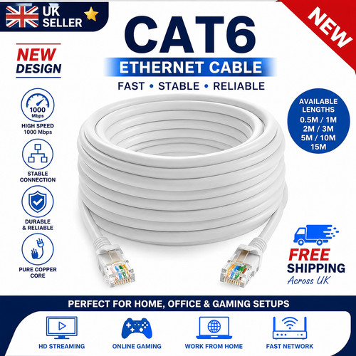 Cat6 ethernet cable rj45 - cat6,