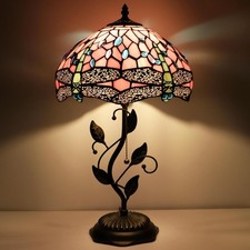 Tiffany Lamp Pink Dragonfly