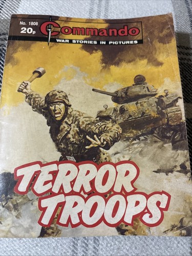 Vintage comic commando war - “commando,