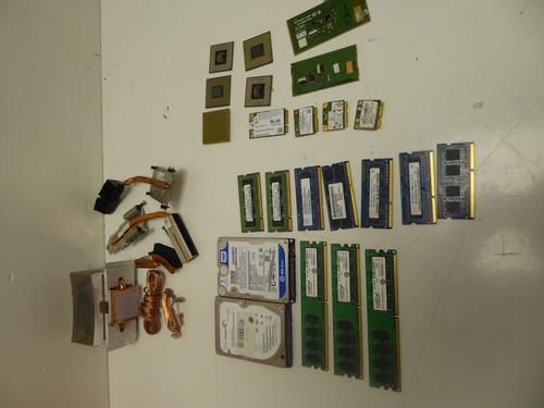 Waste computer components - e,