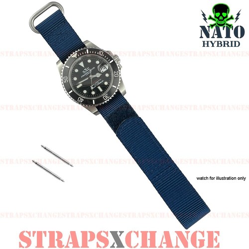 Hybrid nato navy blue single - blue,