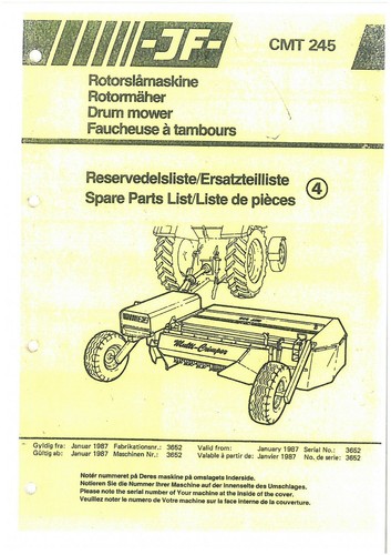 Drum mower cmt245 - jf,