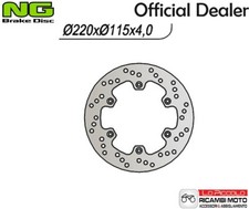 659422 Rear Brake Disc NG