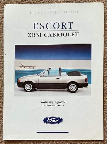 Ford escort xr3i cabriolet - escort,