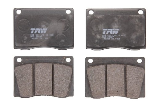 Brake pads set - , right
