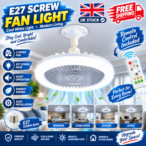 Led ceiling fan - led, with
