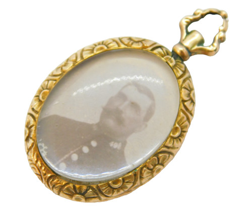 Victorian 9ct gold floral - gold,
