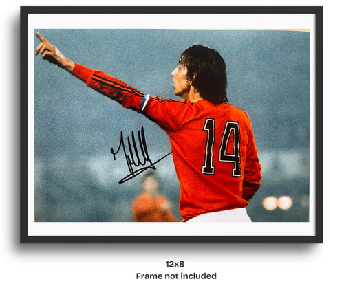 Late johan cruyff hand signed - late,