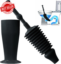 Toilet Plunger Unclogger Tool
