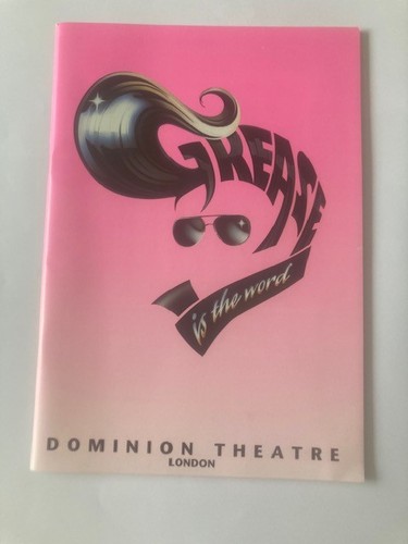 Grease the musical - , programme