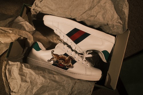 Gucci ace tiger - ace, leather