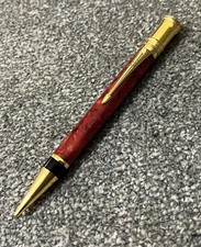 1997 JASPER RED PARKER DUOFOLD MECHANICAL PENCIL-0.7 LEAD-WORKING ORDER