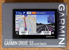 GARMIN DRIVE 53 LIVE TRAFFIC 5 INCH GPS SATNAV FULL EUROPE LIFETIME MAPS - NEW