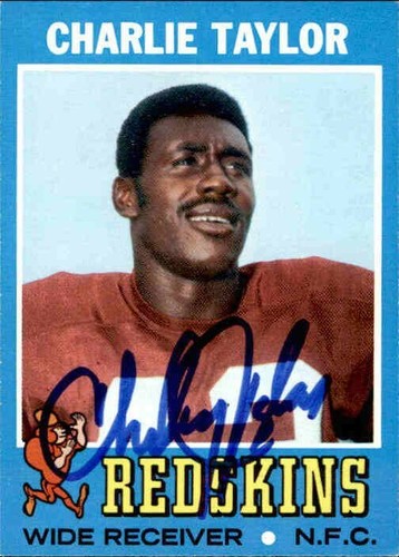 Charlie taylor 1971 topps - taylor, #26