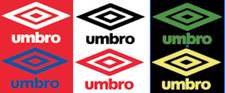 Umbro 70s 80s Felt Football Shirt Soccer Numbers Heat Print Football Vintage