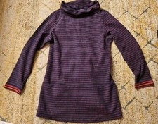 ●SEASALT OF CORNWALL● MAWGAN PORTH TUNIC~COWL NECK~PURPLE/RED~SIZE UK 8