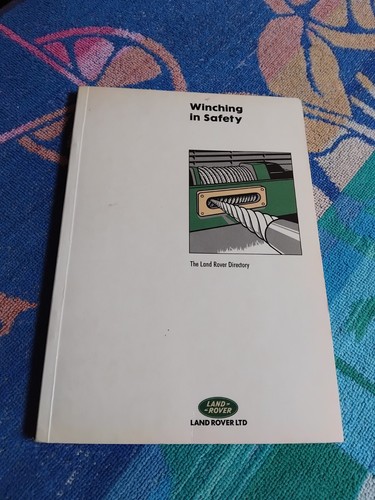 Land rover winching safety - rover,