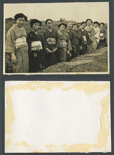 Japan old real photo card - japan,