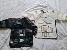 Kids 3/4 sleeve crafting apron smock Star Wars x 2