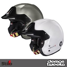 Stilo Venti4 Trophy Jet Helmet - FIA 8859-2024 & Snell Approved, Open Face Rally