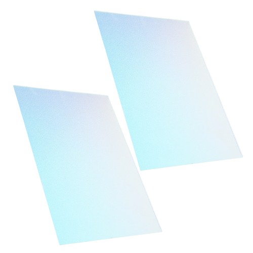 2pcs durable blue - blue, acrylic