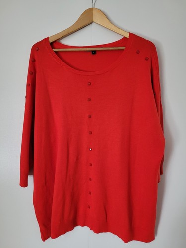 Bonmarche love knitwear red - love,