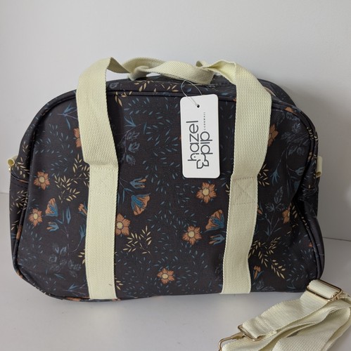 Dark floral weekend bag - floral,