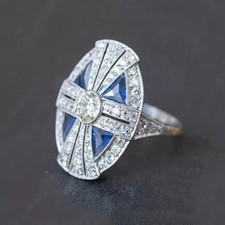 Art Deco Style Lab Created