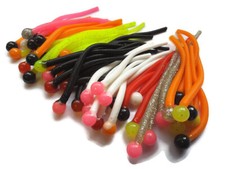 Worm Egg Trout and Perch Fishing Bait Lures 8mm  head-Various Colours