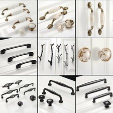 Unique Door Pull Handles Furniture Hardware Cabinet Cupboard Closet Drawer Knob