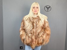 Genuine fur Lamb jacket beige