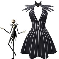The Nightmare Before Christmas Cosplay Costume Jack Skellington Women's Dress