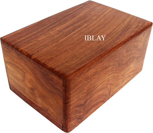 Wooden urn box cremation - wooden,
