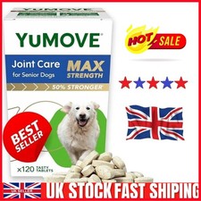 YuMOVE Senior Dog MAX Strength Joint Supplement Lintbells- 120 Tablets NEW