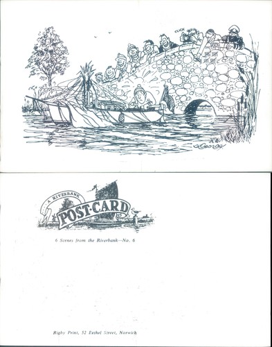 Cartoon river scene rigby - scene,