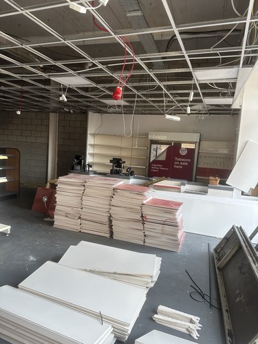 Suspended ceiling tiles - suspended,