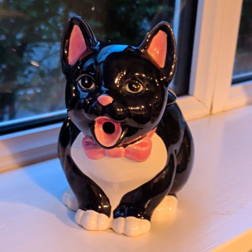 Bob hersey kitty pot - pot", ceramic