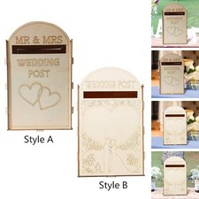 Wedding Card Box Postbox/ Rustic Wooden Wedding Decor Wedding Post Box Envelope
