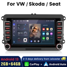Android14 For VW Passat Touran Tiguan Golf 7"Car Radio GPS Sat Nav 2+64G CarPlay