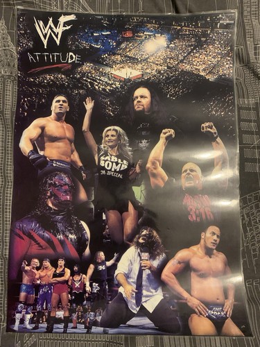 Wwf attitude era laminated - attitude,