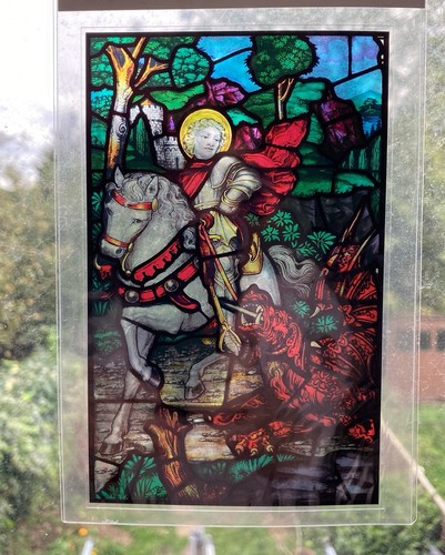 George the dragon stained - george,