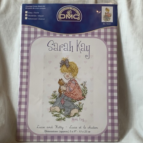 Dmc cross stitch kit - cross, sarah