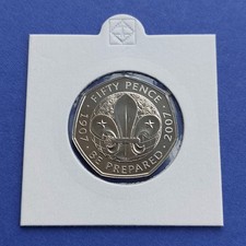 2019 Scouts BUNC 50p Coin